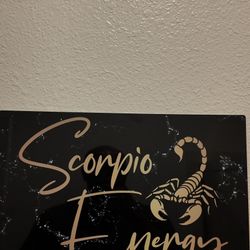 Scorpio Energy 12x18 Inch Aluminu. Portrait