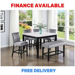 🔥 DINING TABLE SET DEAL! / ¡OFERTA DE  COMEDORES  Only $499  ( LAST ONE)  🚚 FREE DELIVERY / ENTREGA GRATIS #CM 2724
