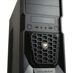 COUGAR Spike Black Micro ATX Mini Tower Gaming Case