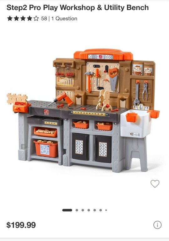 Step2 Pro Play Workshop & Utility Bench (BRAND NEW)