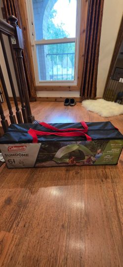 [Never opened] Coleman Sundome Camping Tent with Rainfly, 2/3/4/6 Person Tent Weatherproof Shelter