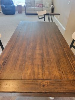 Rustic Farmhouse Wood Dining Table