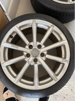 2015 Audi A3 18" OEM Wheel Rim +Plus Continentle tires