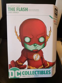 Dc artist flash grow in the dark lunchbox exclusive