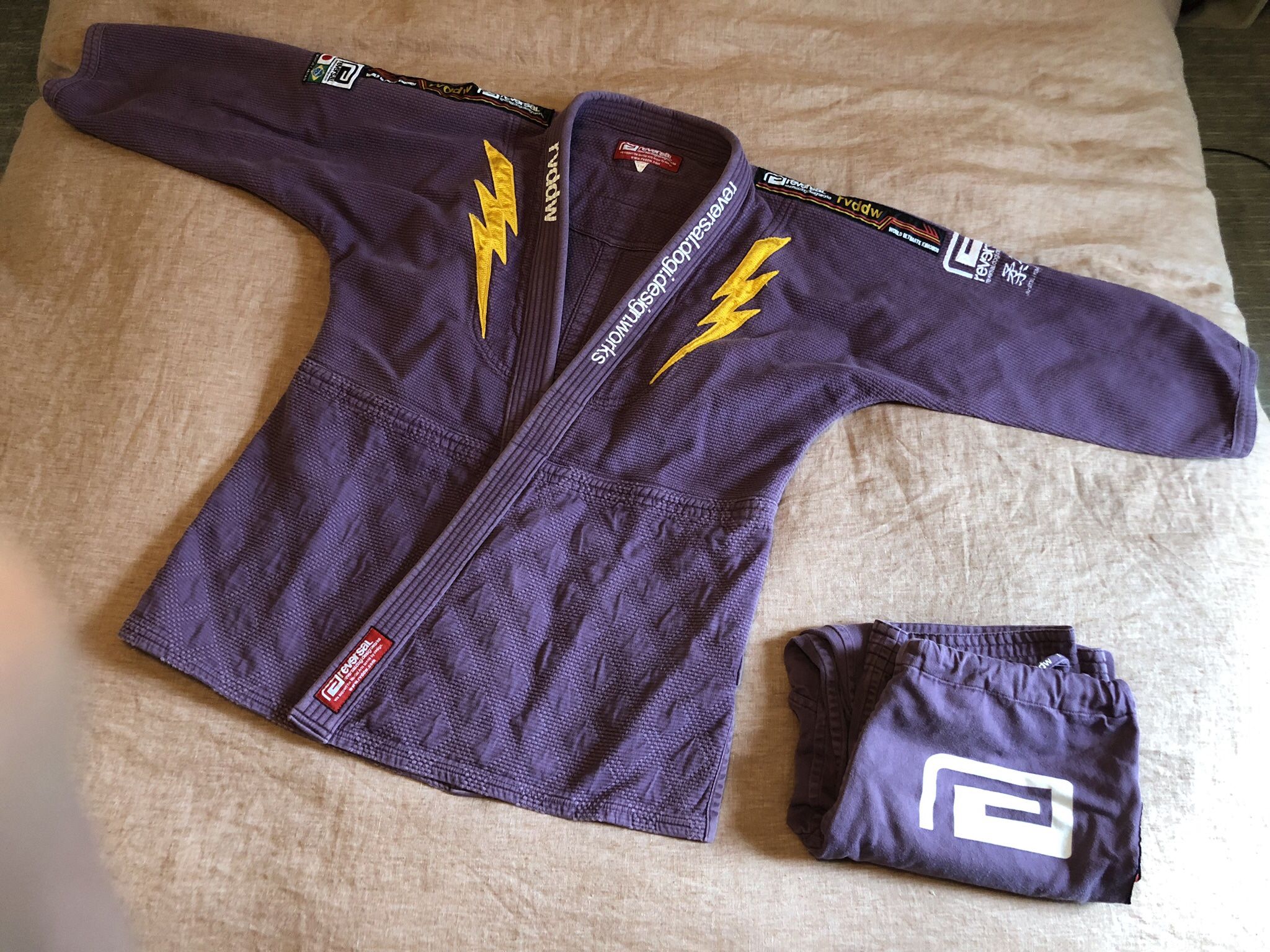 RVDDW x Isami Flash Double Weave Gi BJJ Jiu Jitsu gi size A2 half