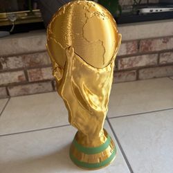 2026 World Cup Trophy Replica 14.5” Soccer Cup 3D Printed Gold
