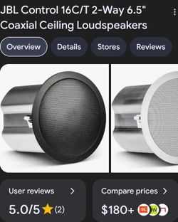 JBL ceiling 6.5in speaker.