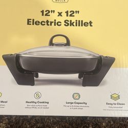 Bella 12 X 12 Electric Skillet 
