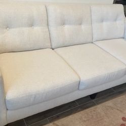 3 Seater White Couch