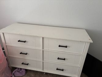 White dresser