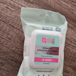 Unopened Deodorant Wipes