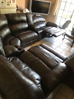 Couch sectional leather sillon para esquina piel