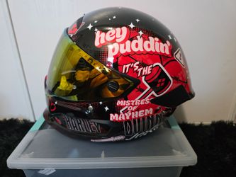 Ruroc Harley Quinn DC Motorcycle Helmet – Size Small