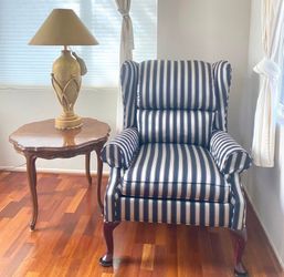 Ralph Lauren Style Wingback Reading Chair 32”W* 35”D*41”H