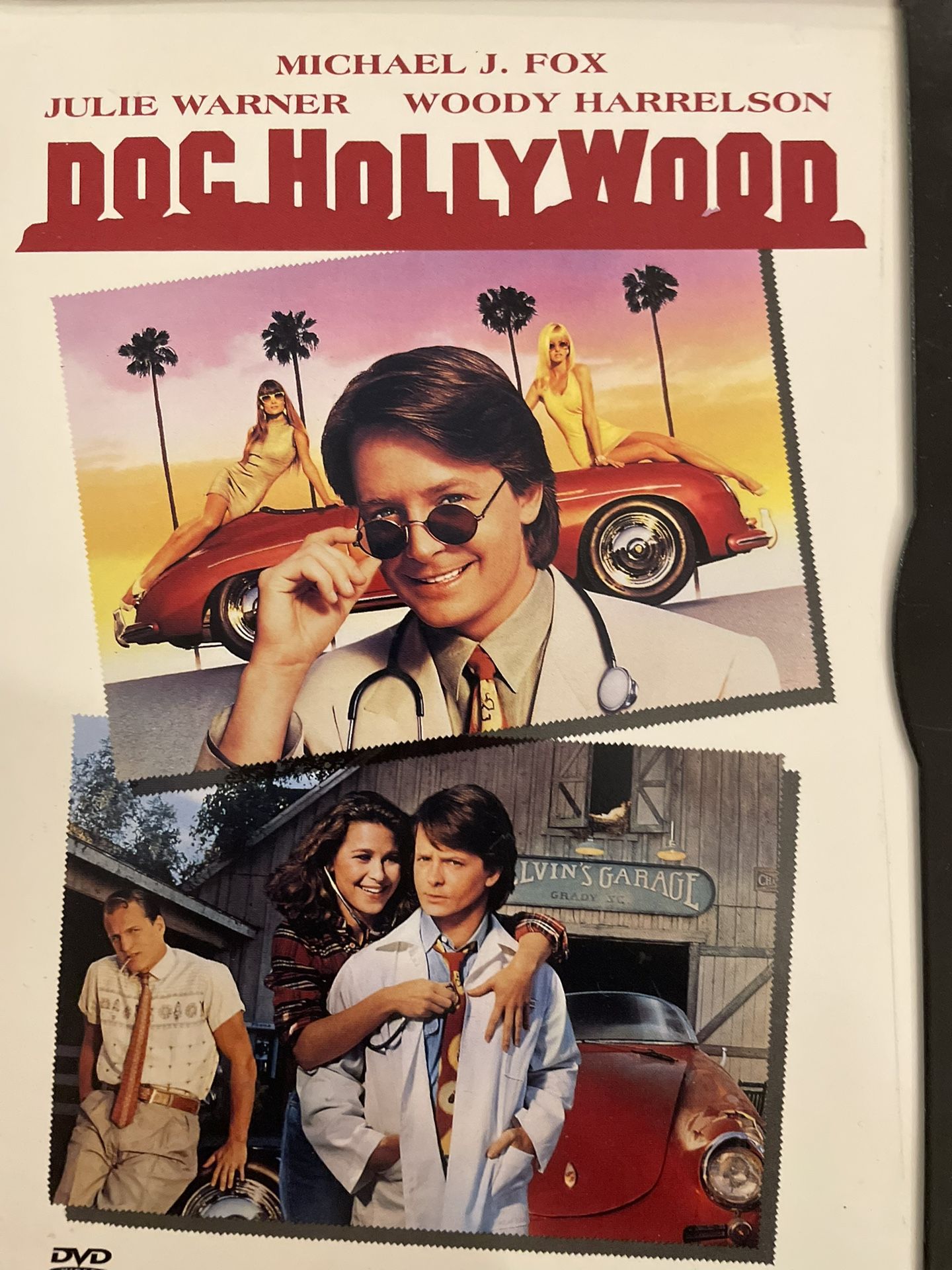 DOC HOLLYWOOD (DVD-1991) Michael J. Fox + Woody Harrelson + Julie Warner!