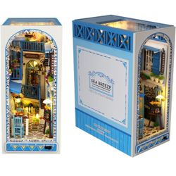 Flever Dollhouse DIY Book Nook Miniature Kit 