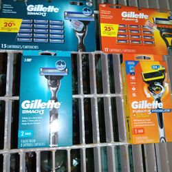 Gillette Razors And Cartridges