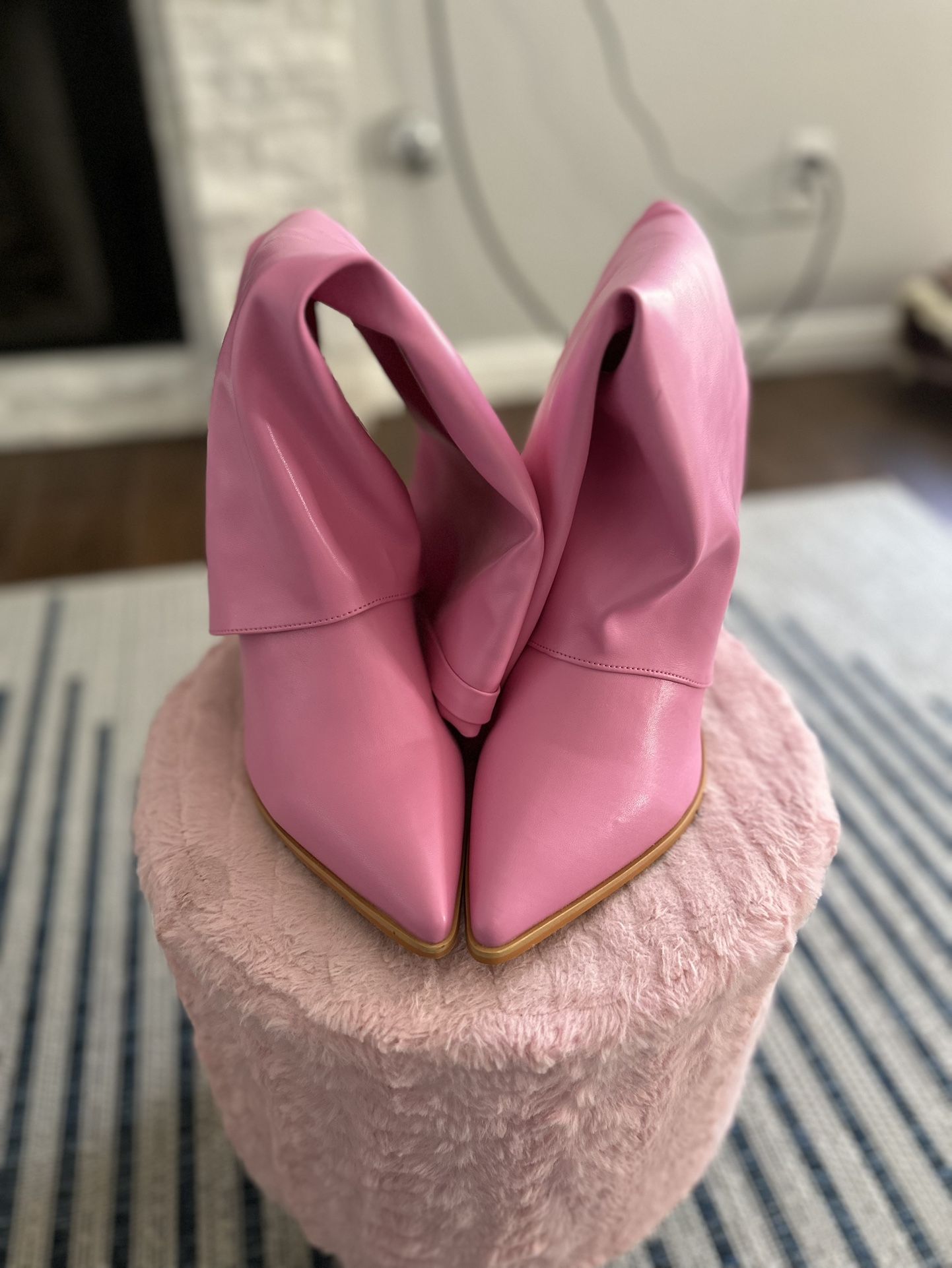 All Pink Boots.