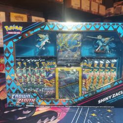 Pokemon Sword&Shield Crown Zenith Shiny Zacian Premium Figure Collection Box