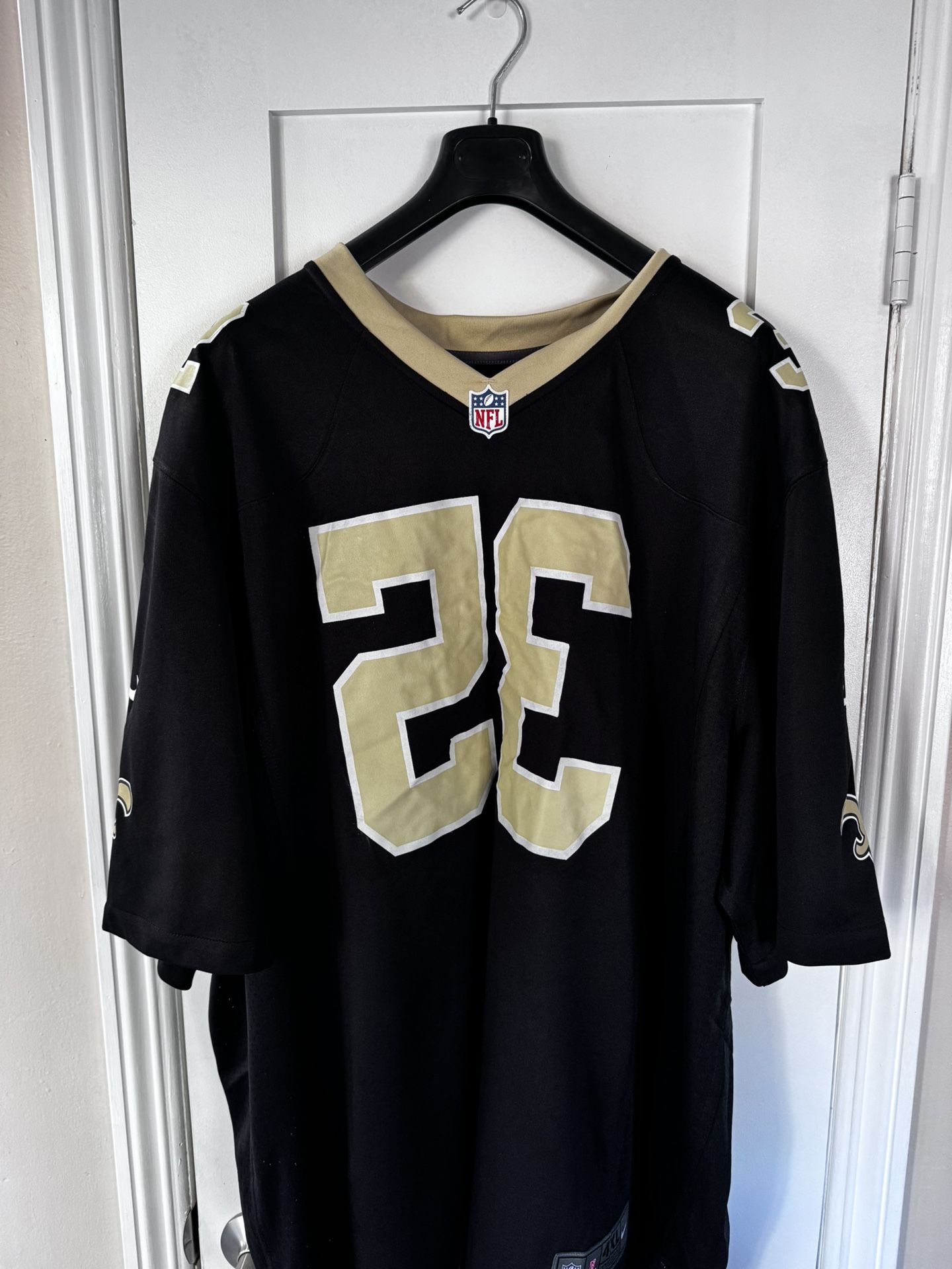 NFL New Orlean Saints Tyrann Mathieu Black Nike Jersey Size 4XL