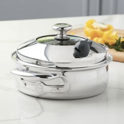 NEW Princess House VIDA SANA 5-PLY stainless steel 2.5-Qt. Casserole