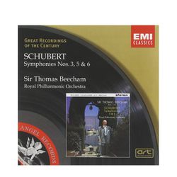 Franz Schubert Schubert: Symphonies Nos.3, 5,&6Great Recordings Of The Century New 