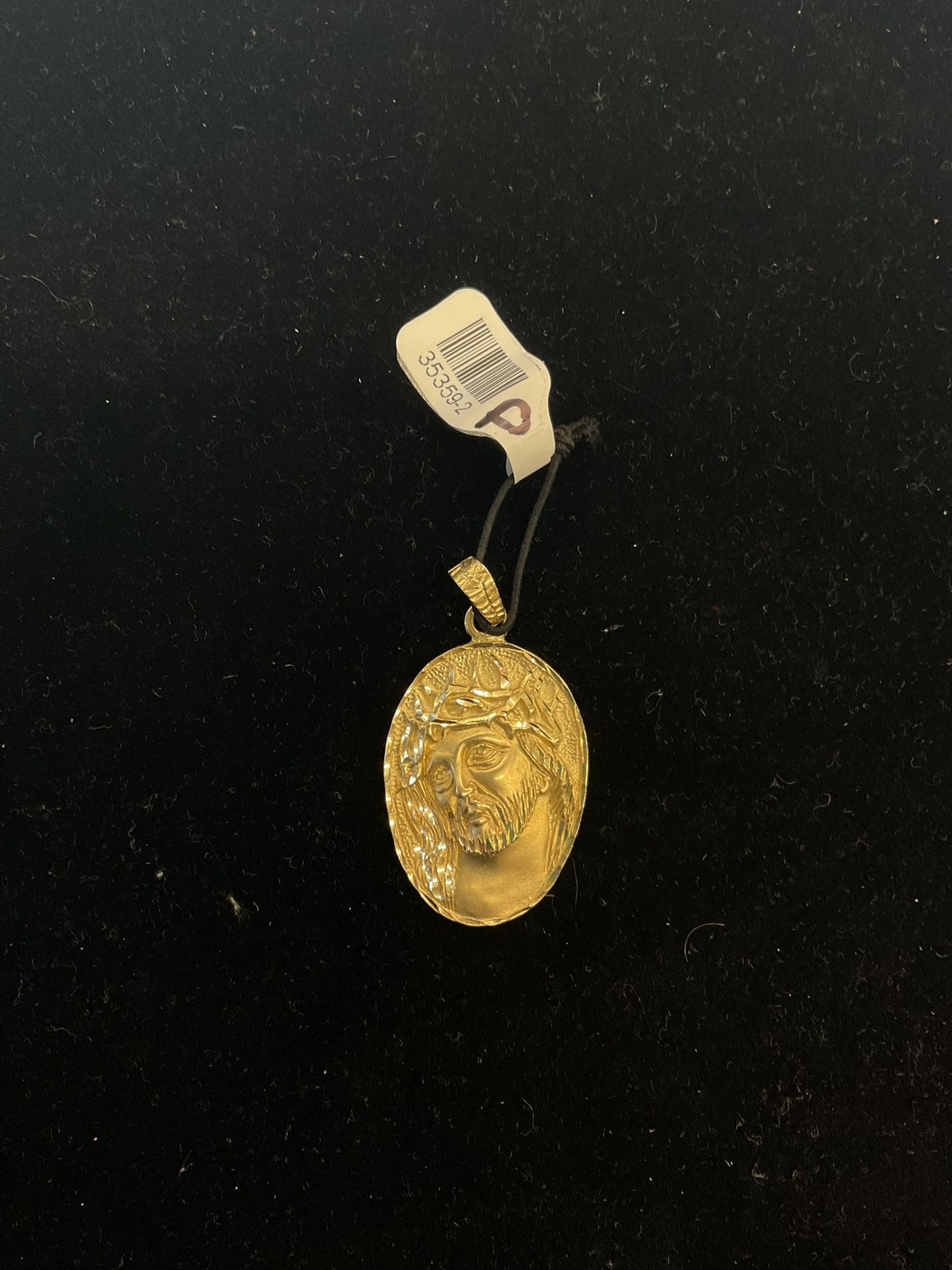 14KT Jesus Face Pendant 35359-2