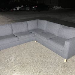(FREE DELIVERY)  Great Condition Gray IKEA PÄRUP Sectional
