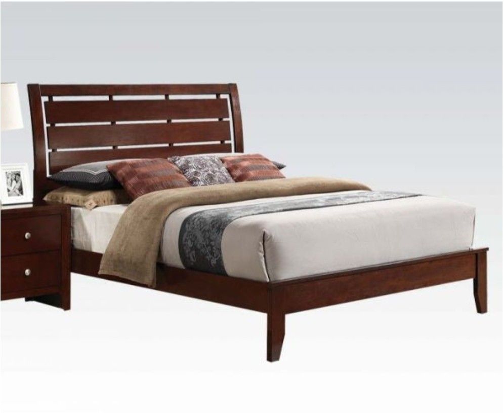 QUEEN BED FRAME MATTRES SOLD SEPARATELY BOXSPRING REQUIRED NEW IN BOX FINANCY ☎️ 17145862564 PICK UP PRICE
