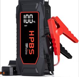 Car Battery Jump Starter, 5500A Peak Jump Starter Battery Pack for Up to All Gas and 10L Diesel Engines, 12V Portable Jump Starter Box with 3.0" LCD D