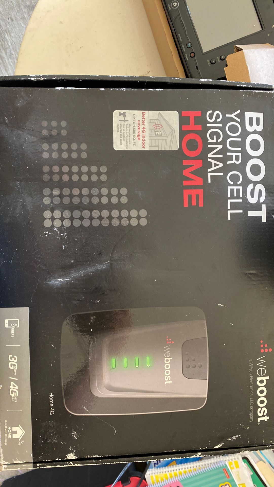 Weboost cellphone signal booster