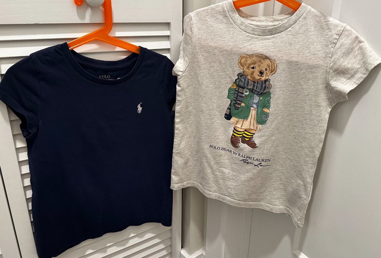 Lot of 2 T-shirts Polo Ralph Lauren, size 7