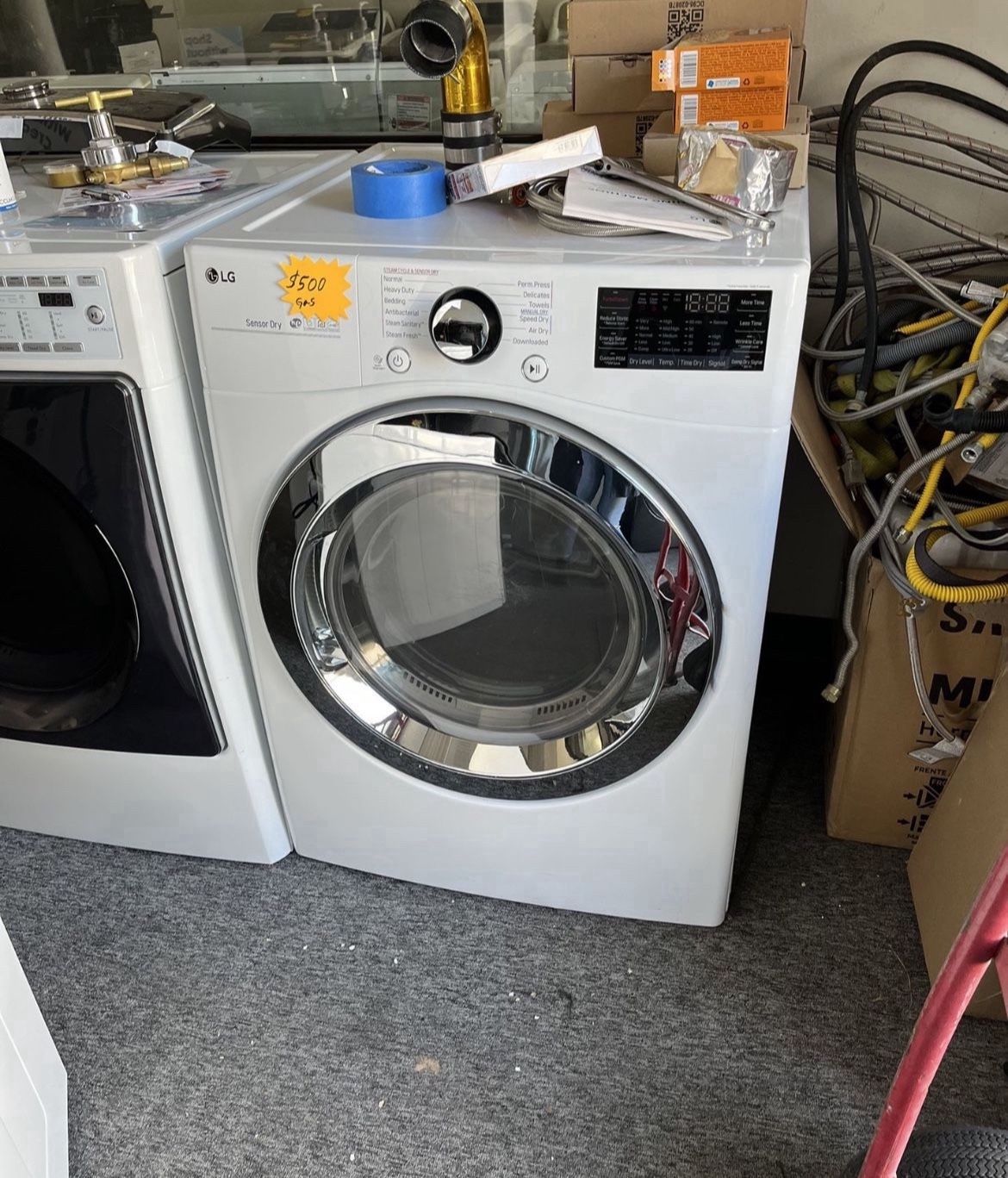 LG GAS DRYER SMART THIN Q