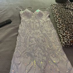 A sparkly dress