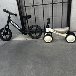 Kids Toddler Balance Bikes $50 For Both Together