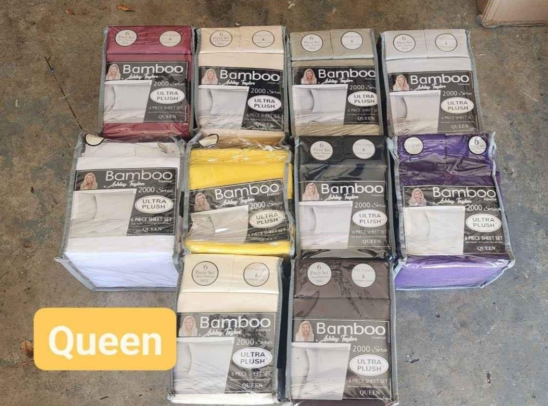 Brand New Bamboo Sheet Sets With Deep Pockets!!!