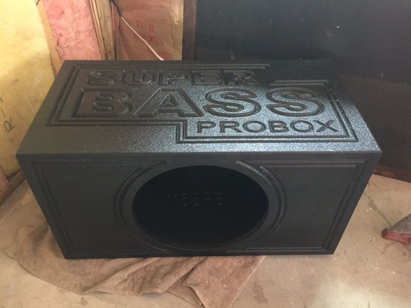 Boom superbass super bass subwoofer sub probox box single 15" vented ported speaker New