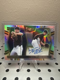 2025 Panini Select Diamond Action Autograph Tsung-Che Cheng RC #DAS-TC Pirates