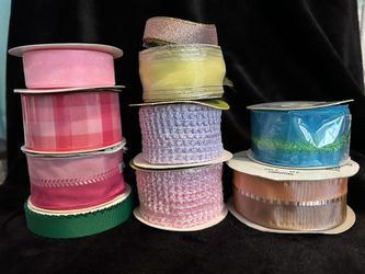 $10 Lot Of 10 Assorted Ribbon 