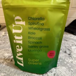 Live It Up Super Greens Powder Mixed Berry 