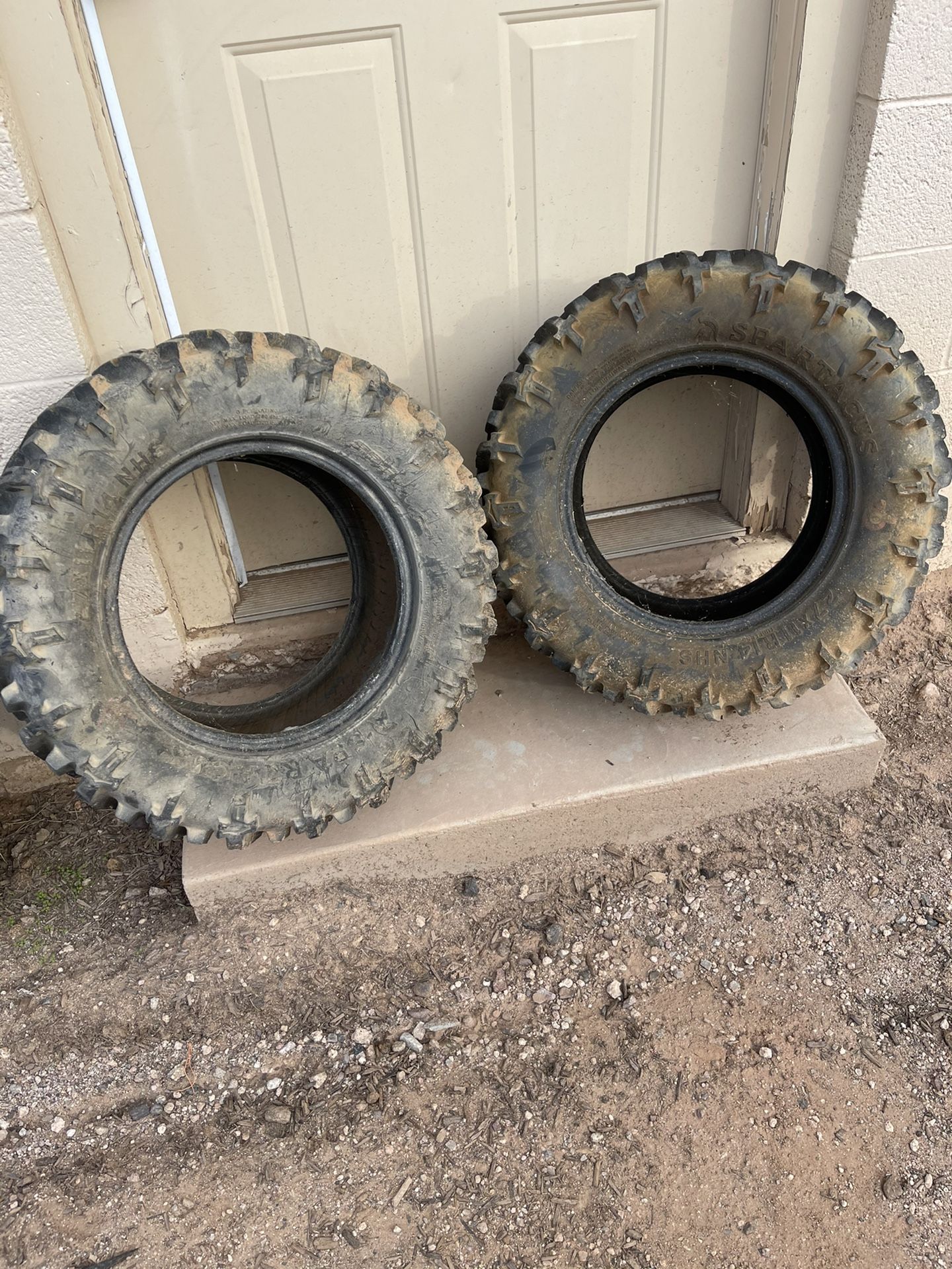 2 Spartacus 27 11R14 Tires