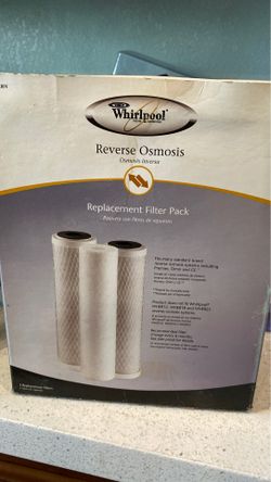 Reverse Osmosis replacement filter pack