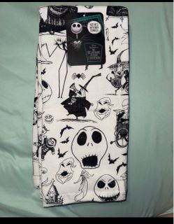 Disney Nightmare Before Christmas set of 2 Kitchen Towels NWT Oeko Tex cotton