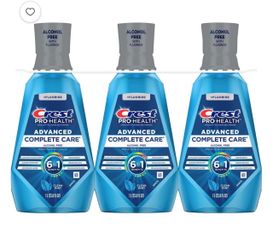 Crest Pro-Health Advanced Complete Care Mouthwash 3-Pack 6 total