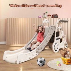 Kids Indoor Plastic Slide with Car Design