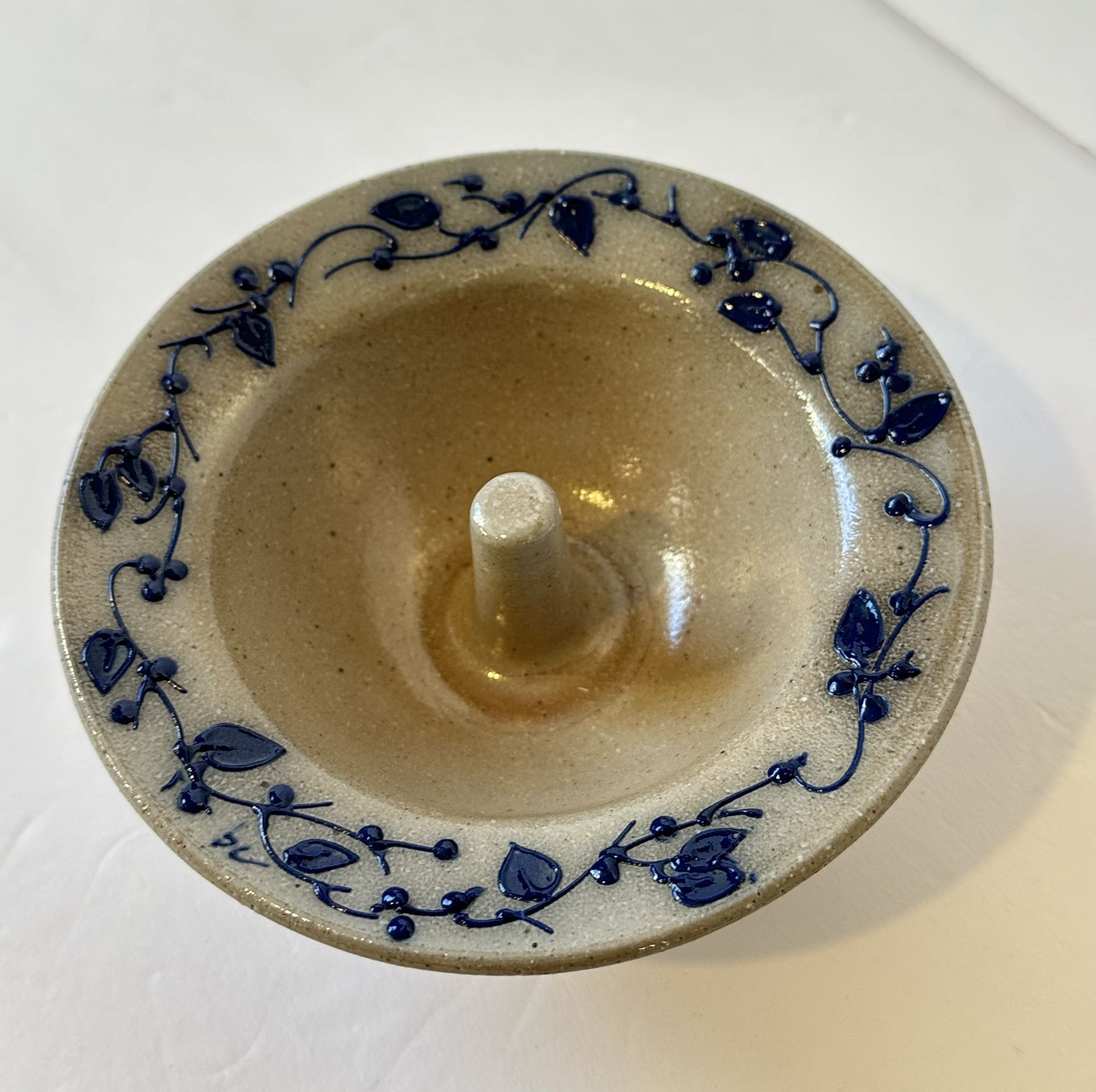 Salmon Falls Stoneware Pottery Apple Baking Bowl