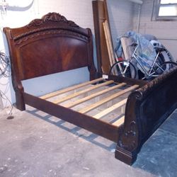 Beautiful Strong Vintage King Bed Frame