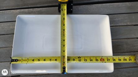 Platter Plate NEW measures 18" x 11" inches (6 of available)(Large Plate)