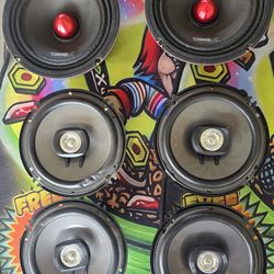 Ds18 pair and 4 Pioneer 6 1/2,s. Just give me $100