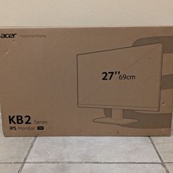 Acer KB272 EBI 27" Widescreen Full HD 1080p (1920 x 1080) 100Hz 1ms IPS AMD FreeSync Gaming Monitor 